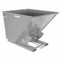 Vestil Heavy Duty Self-Dumping Hopper 2 Cubic Yard 6000 lb Machine Gray D-200-HD-GY-MG